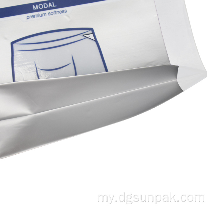 အောက်ခြေ gusset ရေစိုခံပလပ်စတစ်မိမိကိုယ်ကိုကော် Pe အိတ်များ